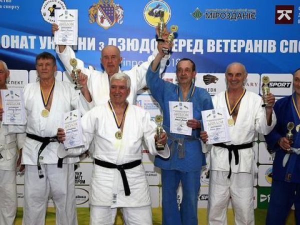 "Золото" Георгия Пишняка на Чемпионате Украины по дзюдо среди ветеранов