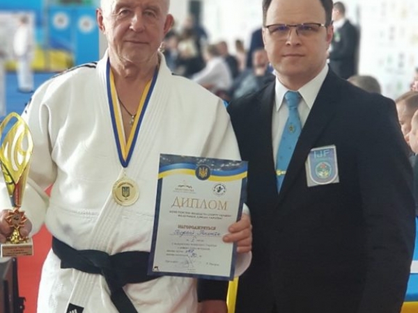 "Золото" Георгия Пишняка на Открытом чемпионате Украины по дзюдо среди ветеранов