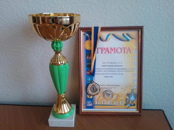 Победа заводской футбольной команды