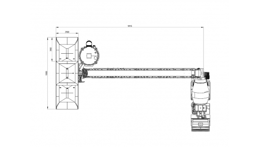 Concrete plant CARBON, 50 m.cub/hr, conveyor