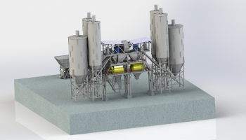 Новый высокопроизводительный бетонный завод "Double Базальт - 300" от "Бетонмаш"